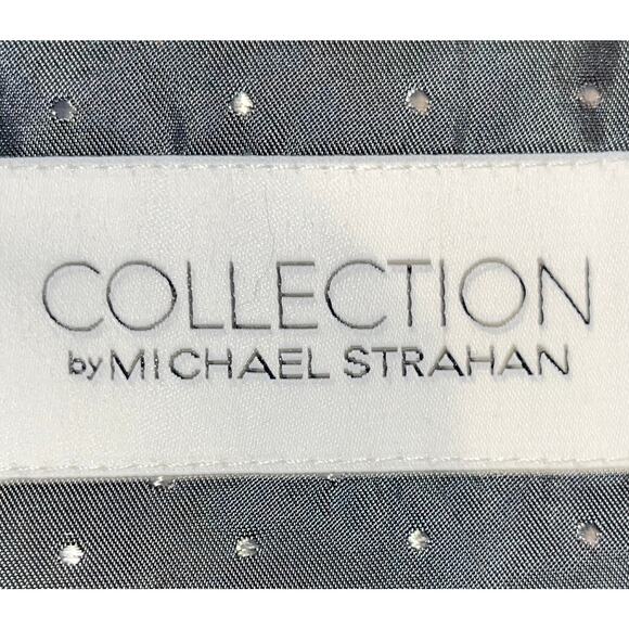 Collection By Michael Strahan Mens Sport Coat Blazer 46R Dark Gray Wool Blend - Picture 10 of 11